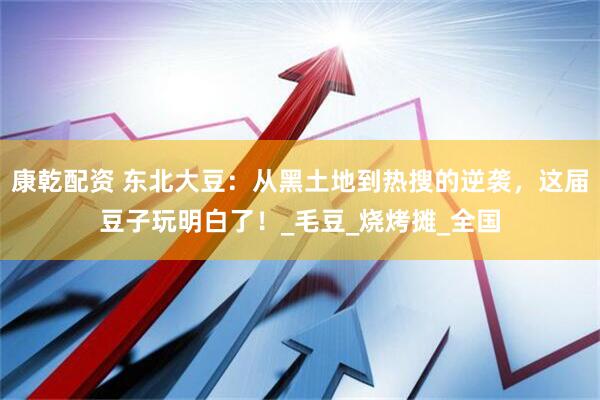 康乾配资 东北大豆：从黑土地到热搜的逆袭，这届豆子玩明白了！_毛豆_烧烤摊_全国