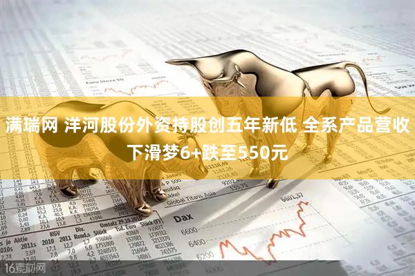 满瑞网 洋河股份外资持股创五年新低 全系产品营收下滑梦6+跌至550元