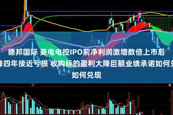 德邦国际 菱电电控IPO前净利润激增数倍上市后连降四年接近亏损 收购标的盈利大降巨额业绩承诺如何兑现