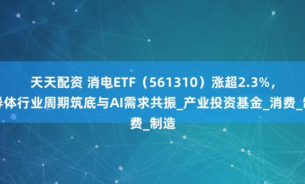 天天配资 消电ETF（561310）涨超2.3%，半导体行业周期筑底与AI需求共振_产业投资基金_消费_制造