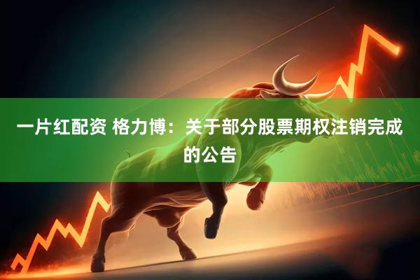 一片红配资 格力博：关于部分股票期权注销完成的公告